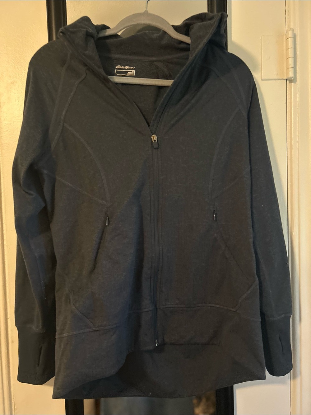 Navy Hooded Full-Zip Women’s Athletic Hoodie